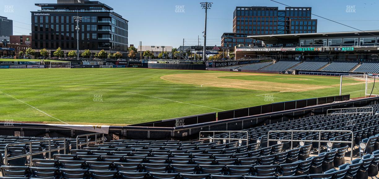 ONEOK Field - Section Endline Ga Seat View