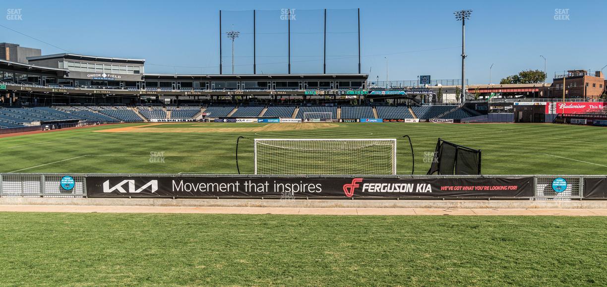 ONEOK Field - Section Ga Lawn Seat View