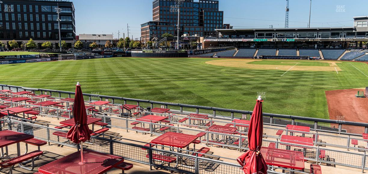 ONEOK Field - Section Midfield Terrace Ga Seat View