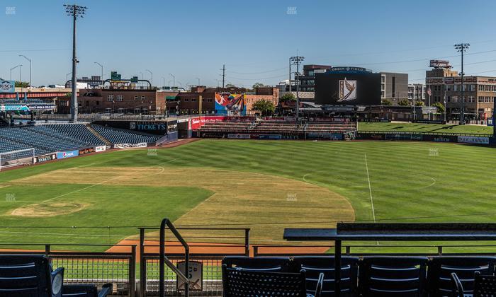 ONEOK Field - Section Refinery Deck Ga Seat View