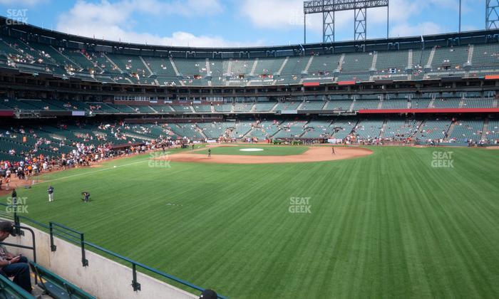 Oracle Park - Section Arcade 146 Seat View