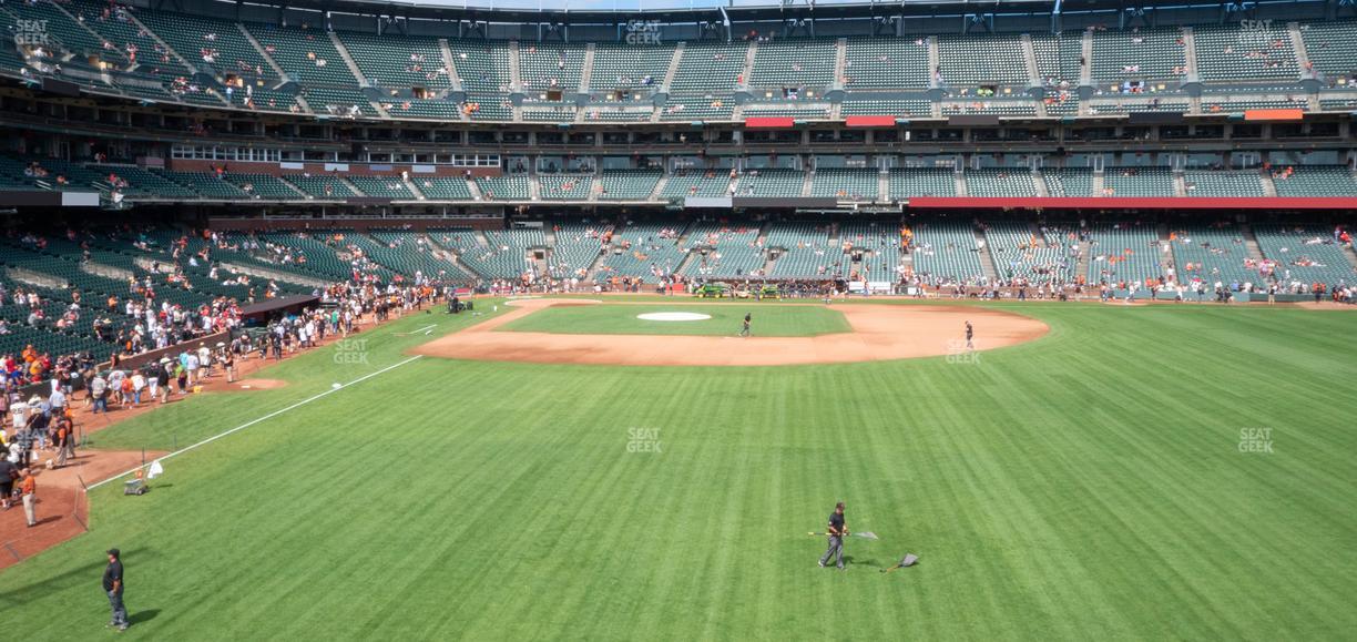 Oracle Park - Section Arcade 148 Seat View
