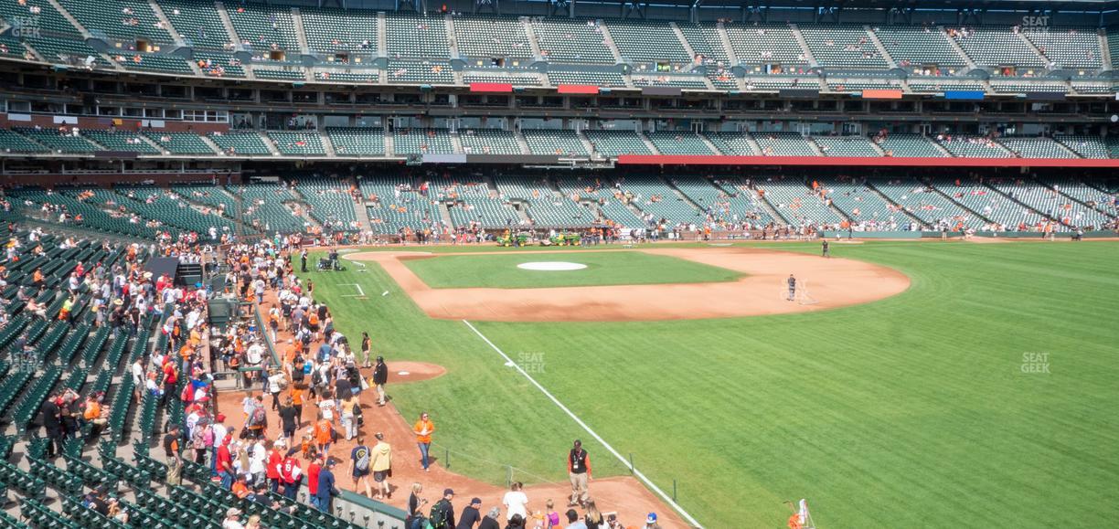 Oracle Park - Section Arcade 150 Seat View