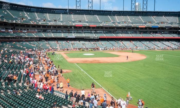 Oracle Park - Section Arcade 150 Seat View