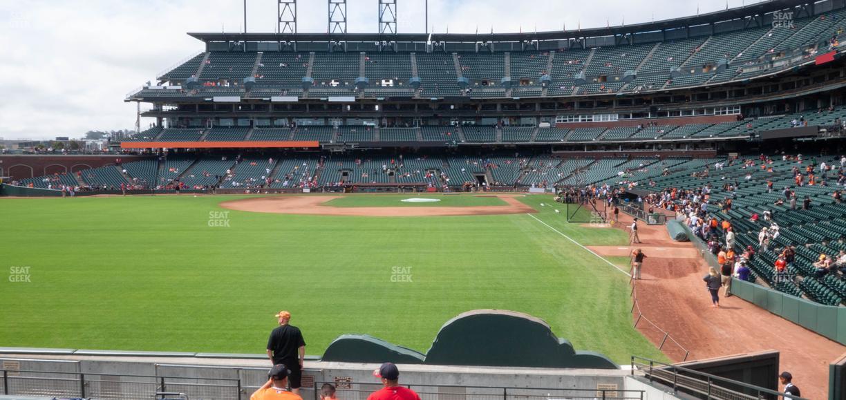 Oracle Park - Section Bleachers 136 Seat View