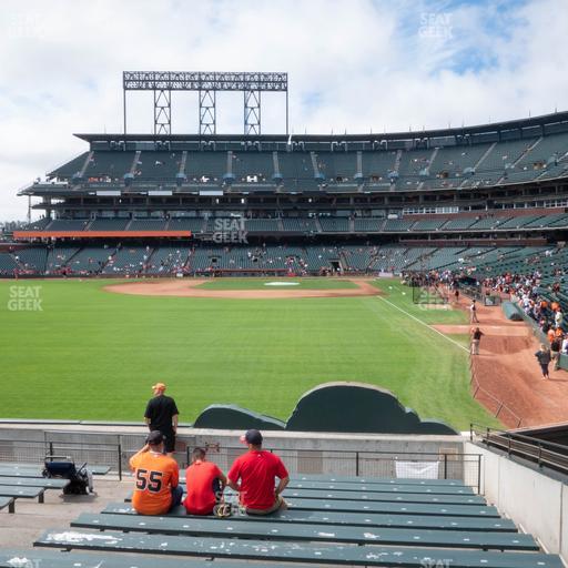 Oracle Park - Section Bleachers 136 Seat View