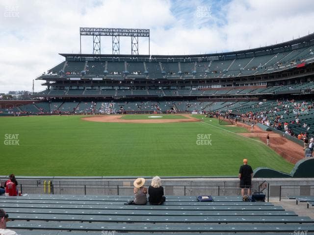 Oracle Park - Section Bleachers 137 Seat View