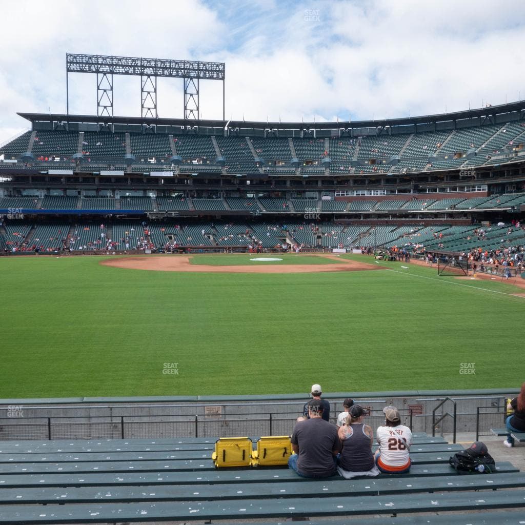 Oracle Park - Section Bleachers 138 Seat View