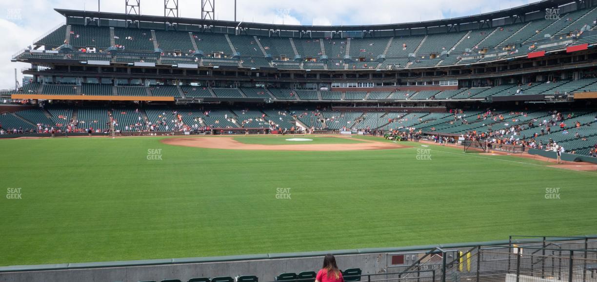 Oracle Park - Section Bleachers 139 Seat View