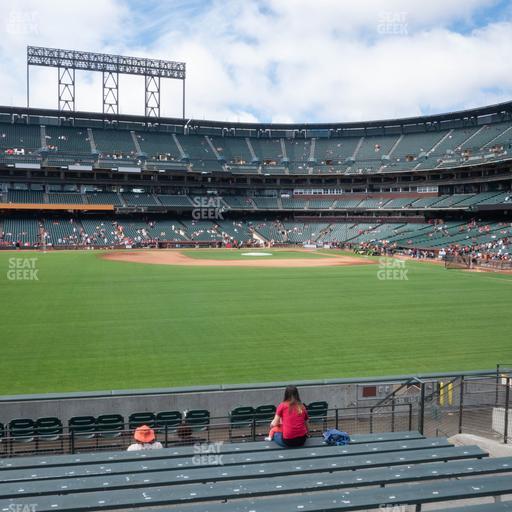 Oracle Park - Section Bleachers 139 Seat View