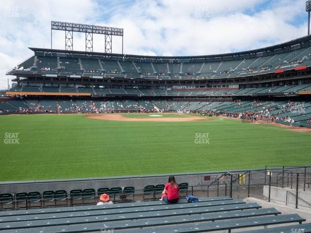 Oracle Park - Section Bleachers 139 Seat View