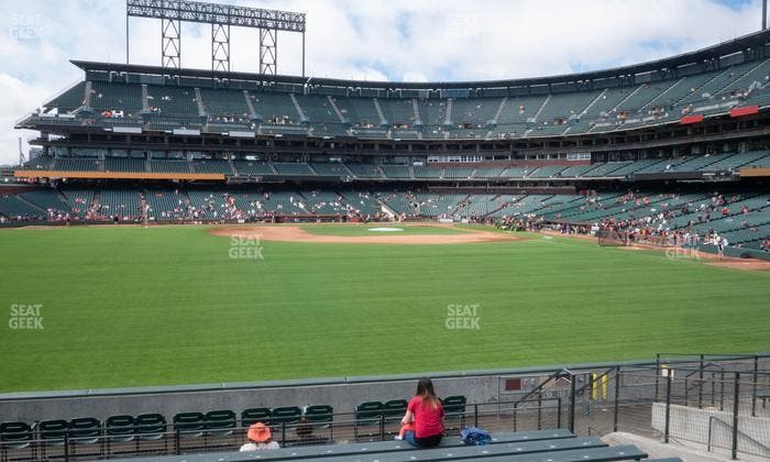 Oracle Park - Section Bleachers 139 Seat View