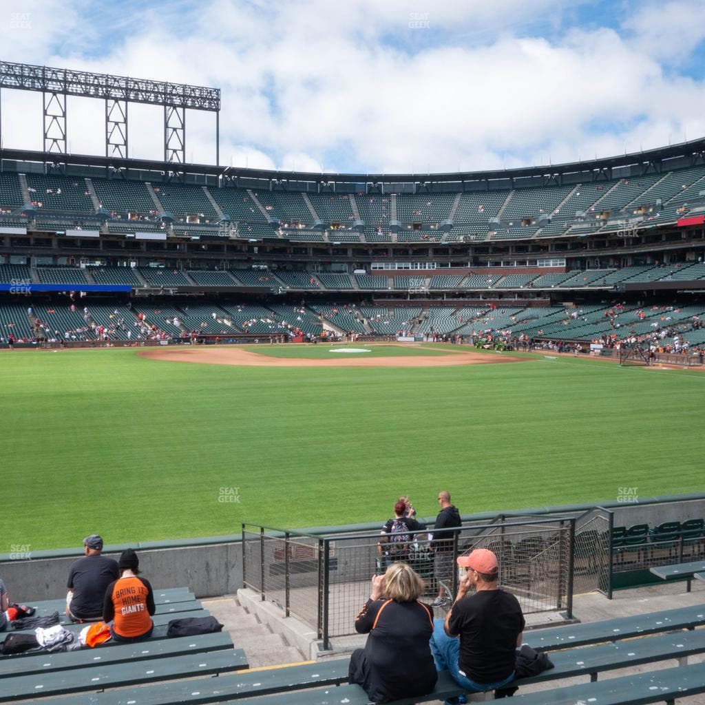 Oracle Park - Section Bleachers 140 Seat View