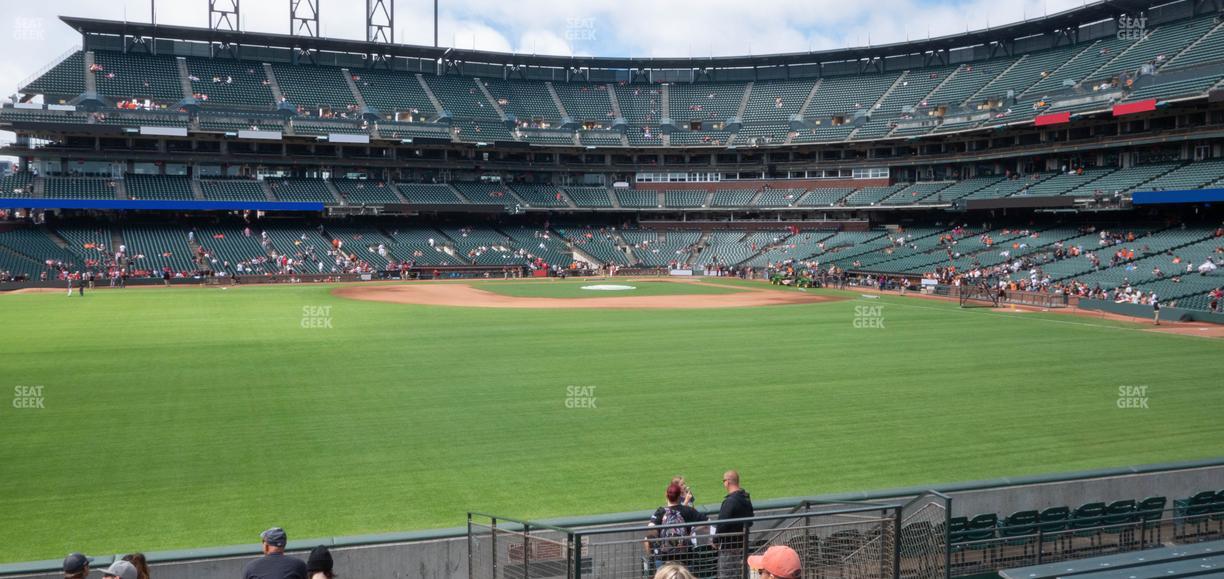 Oracle Park - Section Bleachers 140 Seat View