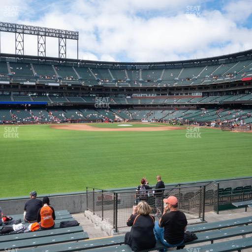 Oracle Park - Section Bleachers 140 Seat View