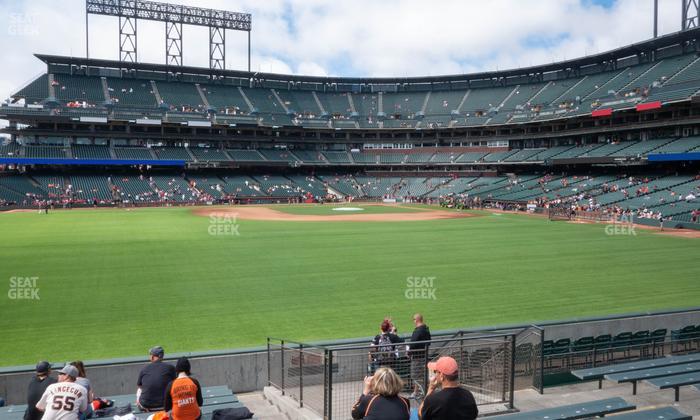 Oracle Park - Section Bleachers 140 Seat View