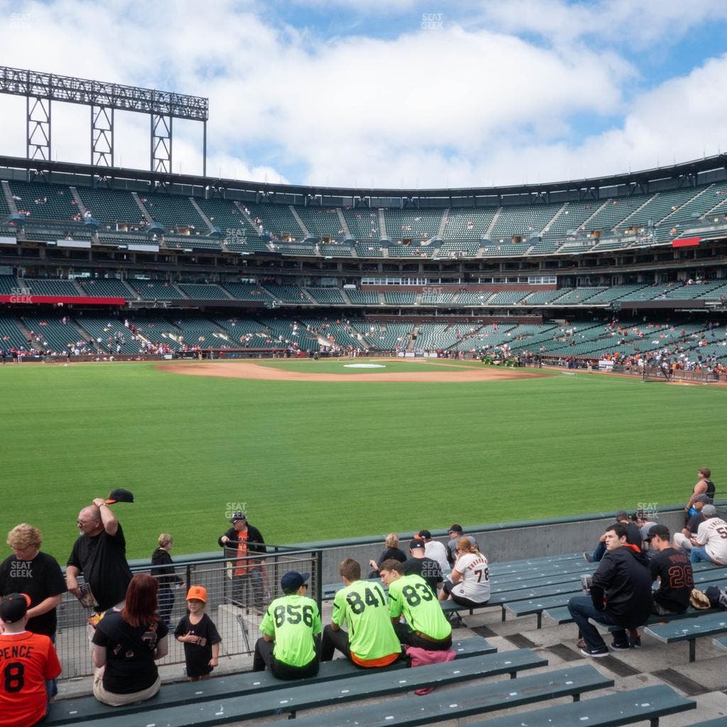 Oracle Park - Section Bleachers 141 Seat View