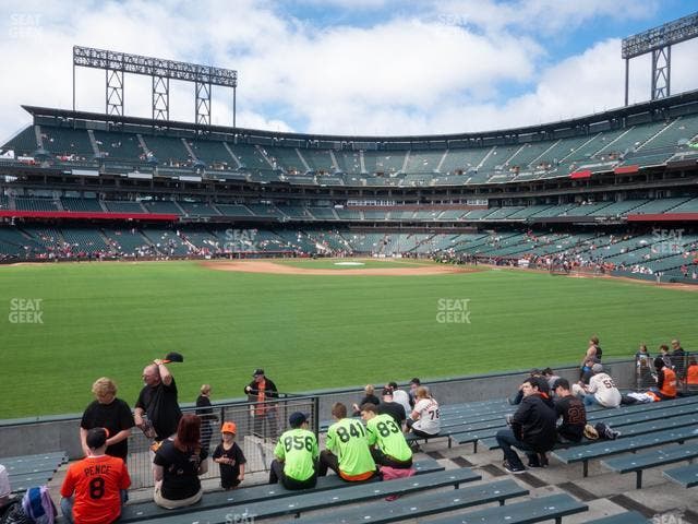 Oracle Park - Section Bleachers 141 Seat View