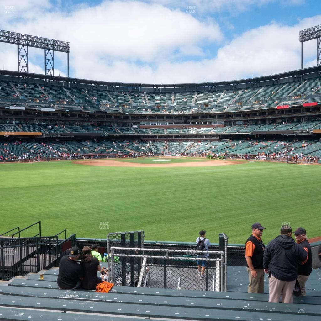 Oracle Park - Section Bleachers 142 Seat View