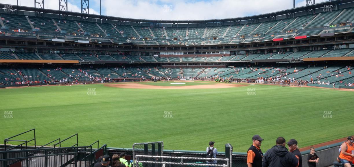 Oracle Park - Section Bleachers 142 Seat View