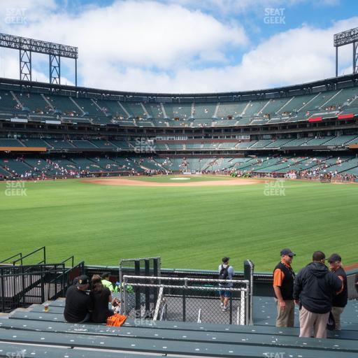 Oracle Park - Section Bleachers 142 Seat View