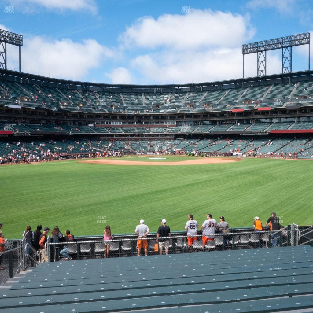 Oracle Park - Section Bleachers 143 Seat View
