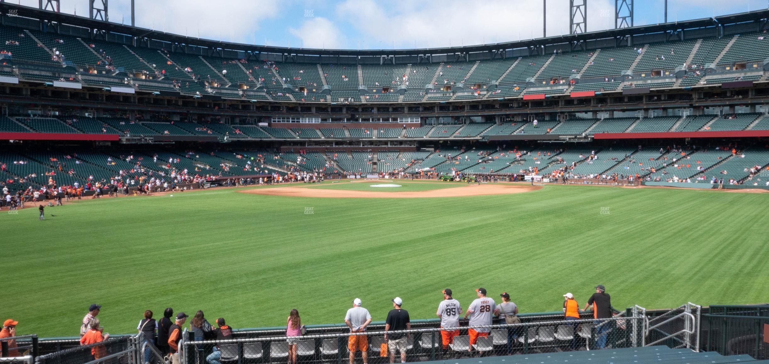 Oracle Park - Section Bleachers 143 Seat View