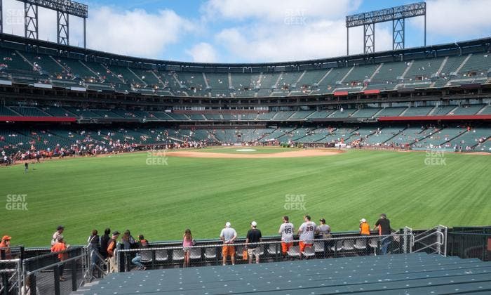 Oracle Park - Section Bleachers 143 Seat View