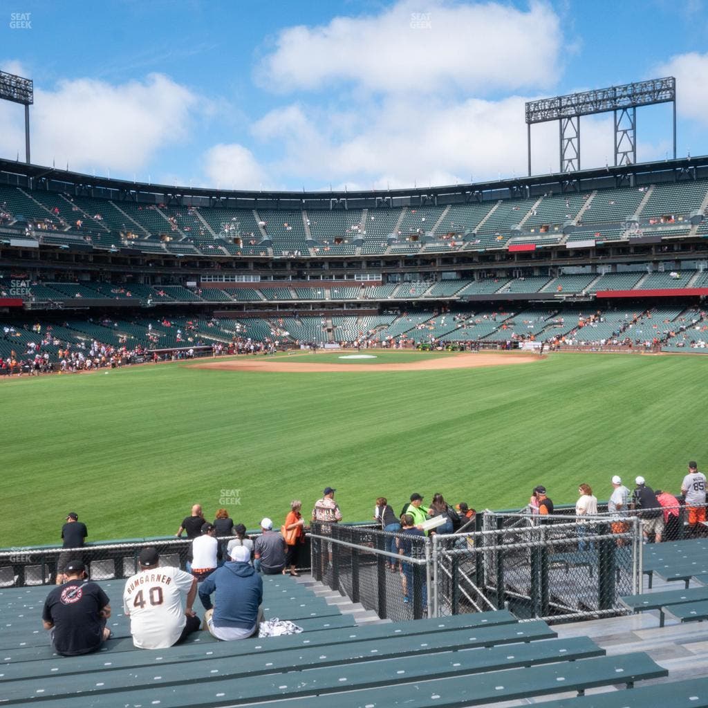 Oracle Park - Section Bleachers 144 Seat View