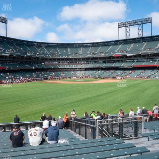 Oracle Park - Section Bleachers 144 Seat View