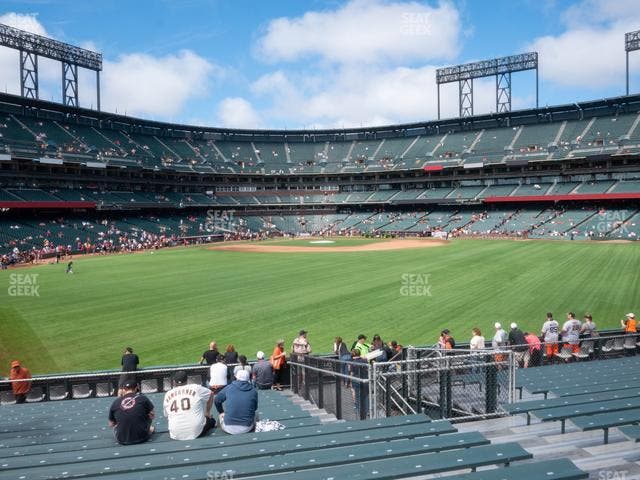 Oracle Park - Section Bleachers 144 Seat View