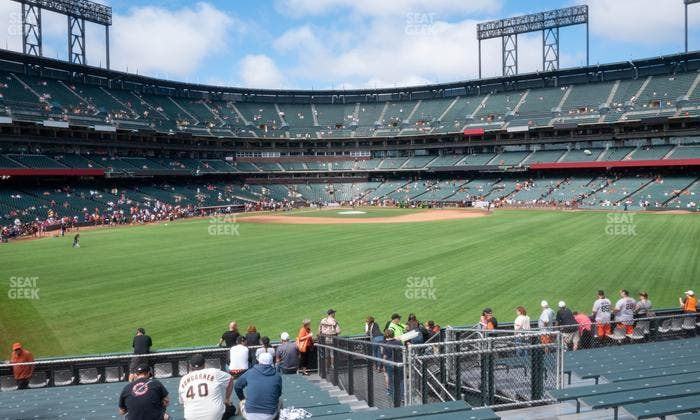 Oracle Park - Section Bleachers 144 Seat View