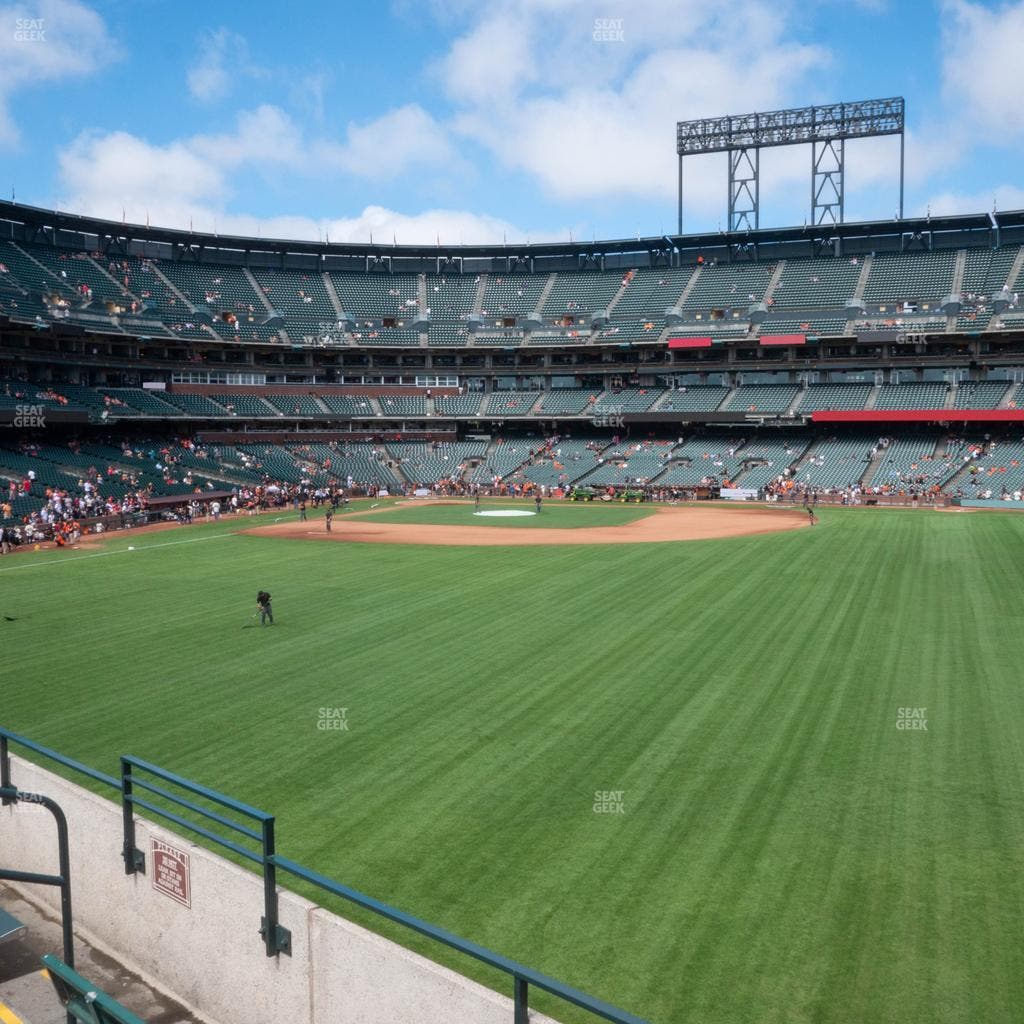 Oracle Park - Section Bleachers 145 Seat View