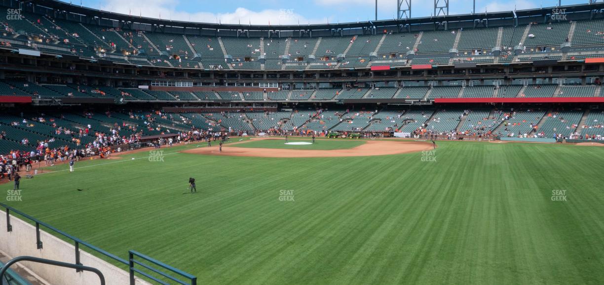 Oracle Park - Section Bleachers 145 Seat View