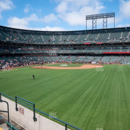 Oracle Park - Section Bleachers 145 Seat View
