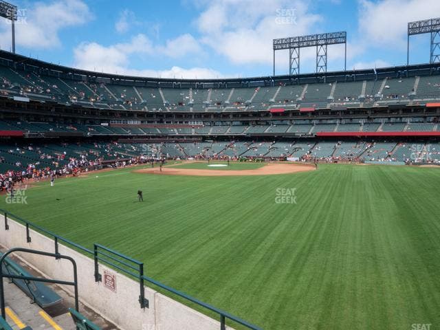 Oracle Park - Section Bleachers 145 Seat View