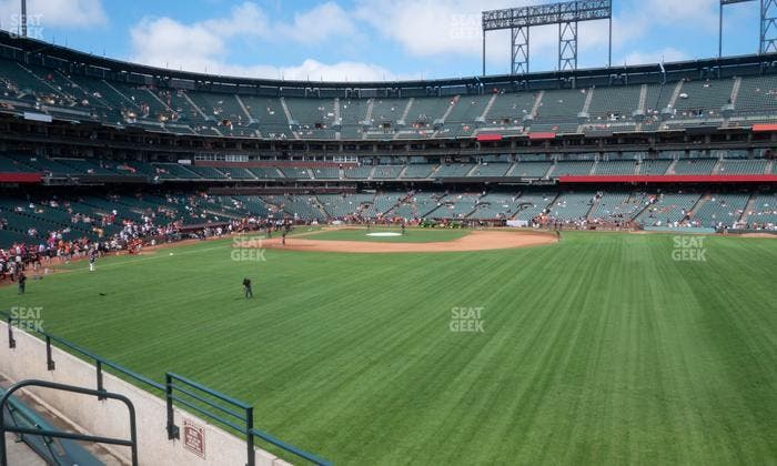 Oracle Park - Section Bleachers 145 Seat View