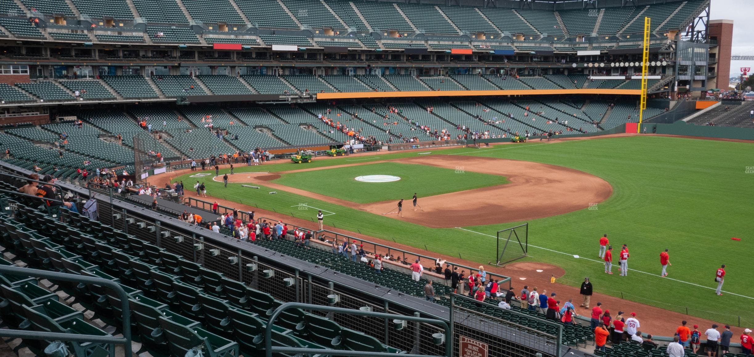 Oracle Park - Section Club Level 202 Seat View