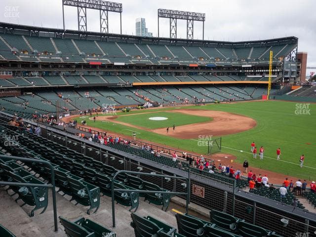 Oracle Park - Section Club Level 202 Seat View