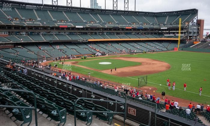 Oracle Park - Section Club Level 202 Seat View