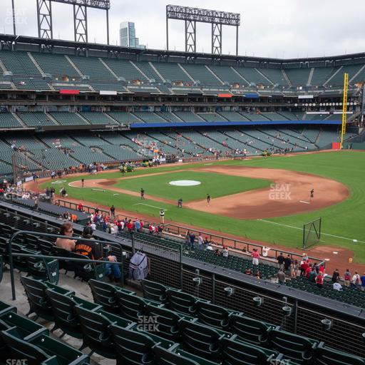 Oracle Park - Section Club Level 203 Seat View