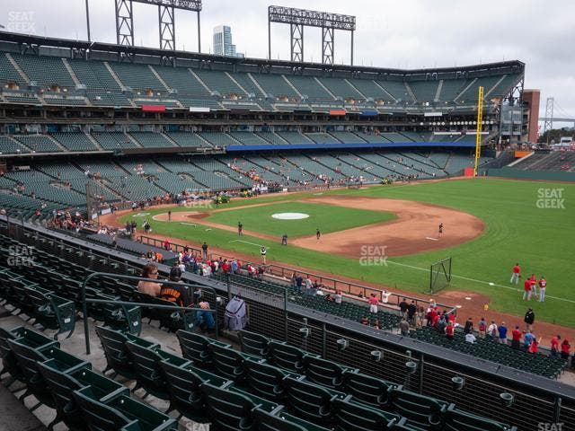 Oracle Park - Section Club Level 203 Seat View