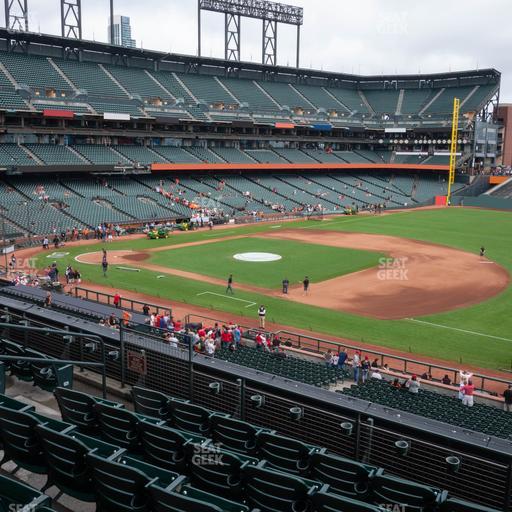 Oracle Park - Section Club Level 204 Seat View