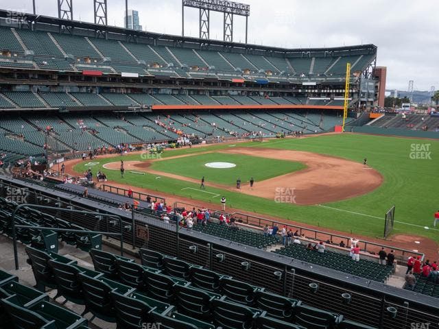 Oracle Park - Section Club Level 204 Seat View
