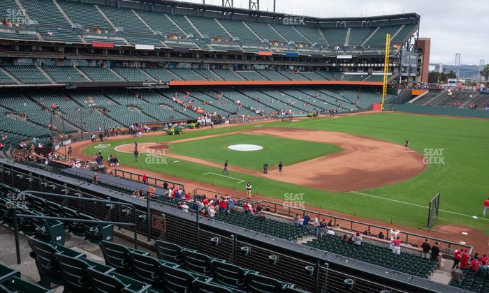 Oracle Park - Section Club Level 204 Seat View