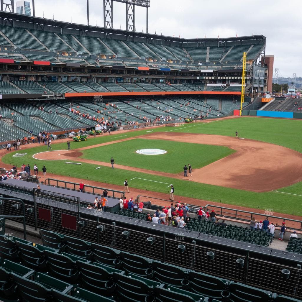 Oracle Park - Section Club Level 205 Seat View
