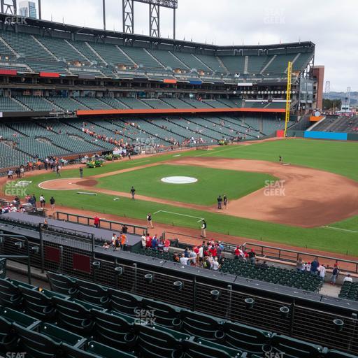 Oracle Park - Section Club Level 205 Seat View