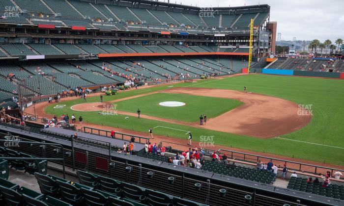 Oracle Park - Section Club Level 205 Seat View