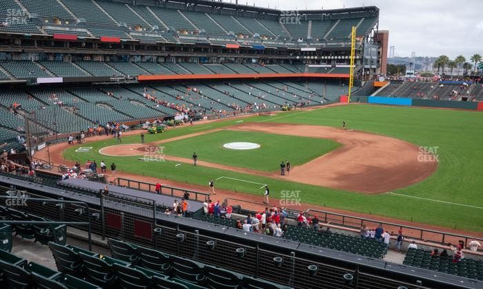 Oracle Park - Section Club Level 205 Seat View