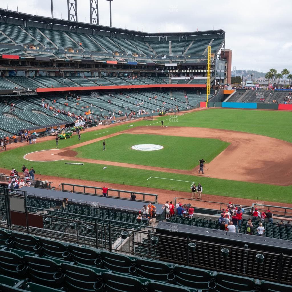 Oracle Park - Section Club Level 207 Seat View